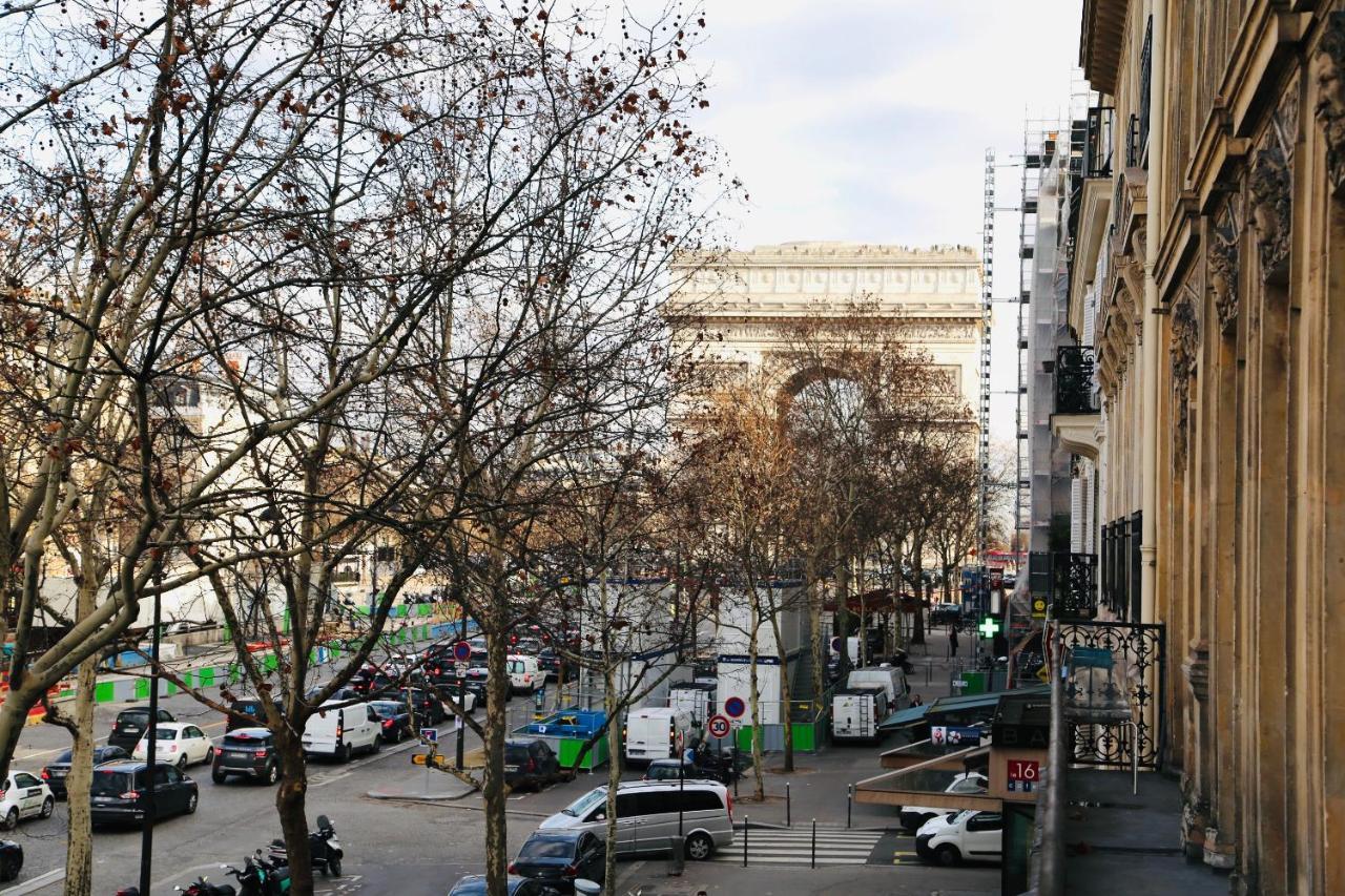 Suite Junior Avec Balcon Et Vue Sur Arc De Triomphe Paris Eksteriør billede